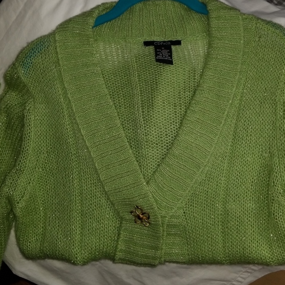 CDP & Co. Mohair and metallic sweater
